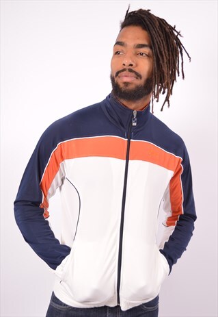 VINTAGE ASICS TRACKSUIT TOP JACKET MULTI