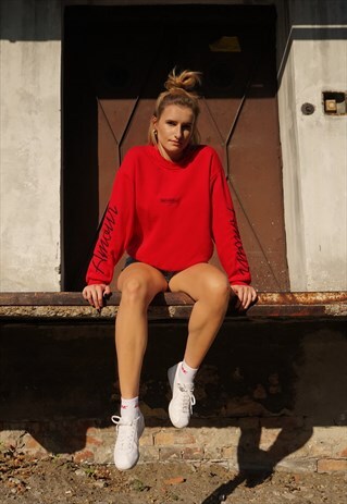 RED AMOUR SWEATSHIRT