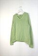 VINTAGE L.L.BEAN CARDIGAN ORIGINAL IN GREEN L