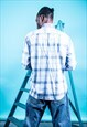 VINTAGE TOMMY HILFIGER SHIRT IN BLUE CHECKS