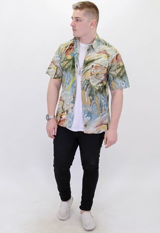 VINTAGE PATTERN FESTIVAL SHIRT