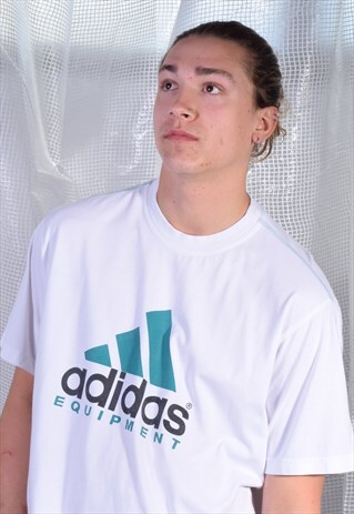 VINTAGE ADIDAS EQUIPMENT WHITE TEE