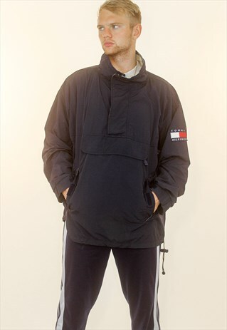VINTAGE TOMMY HILFIGER 1/4 ZIP PULLOVER JACKET