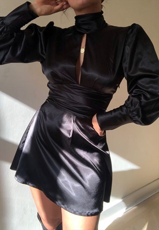 THE MARSEILLE DRESS BLACK