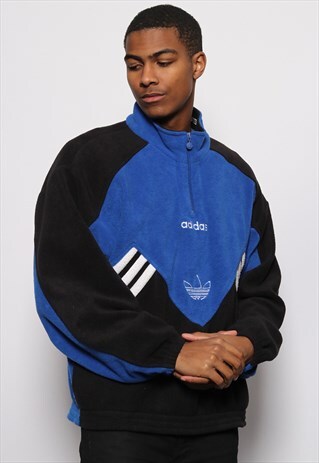 VINTAGE ADIDAS CENTRAL LOGO FLEECE
