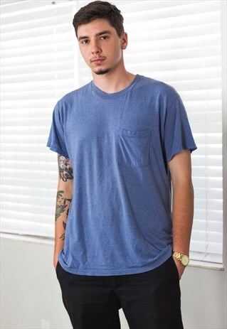 VINTAGE 50/50 POCKET T-SHIRT 90S L 5.1