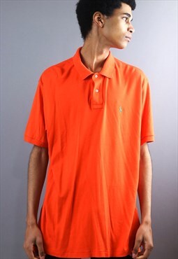 Vintage orange polo Ralph lauren polo shirt