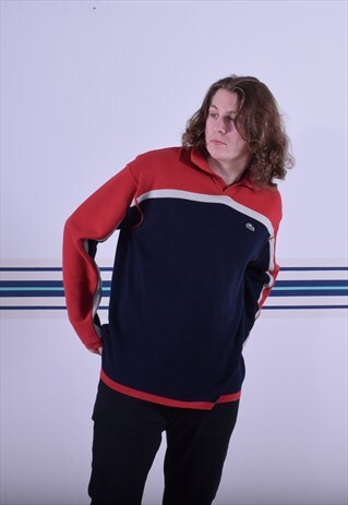 STRIPED LACOSTE POLO SHIRT