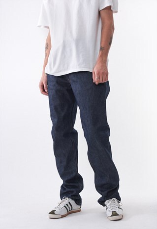 VINTAGE LEVIS DENIM PANTS TROUSERS 90S DARK BLUE
