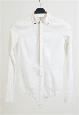 Vintage 00s DIESEL shirt in white 