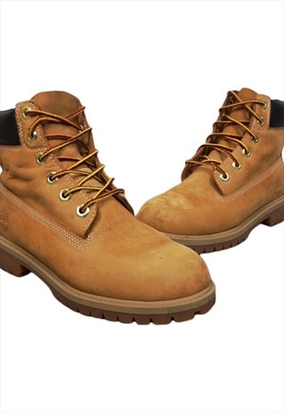  Timberland 6 Inch Premium Classic Boots In Tan Size 4