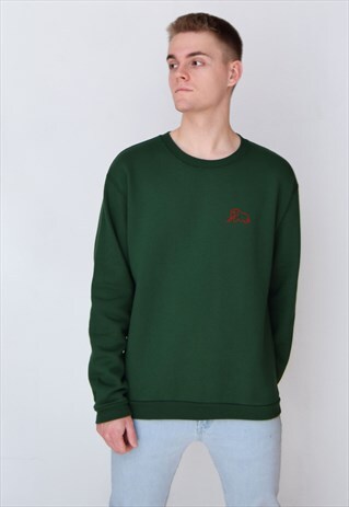 GREEN ELEPHANT (RED) SWEATSHIRT