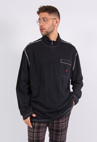 NAUTICA 1/4 ZIP SWEATSHIRT