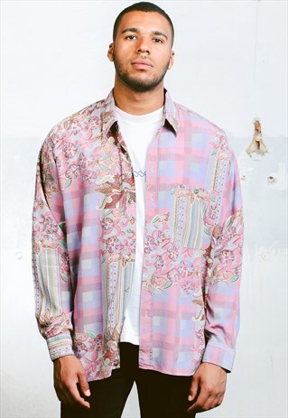 VINTAGE FLORAL PATTERN SHIRT