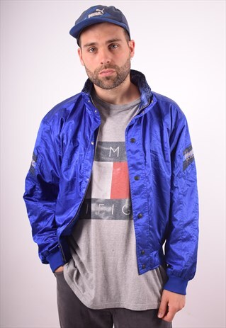KAPPA MENS VINTAGE JACKET LARGE PURPLE 90S