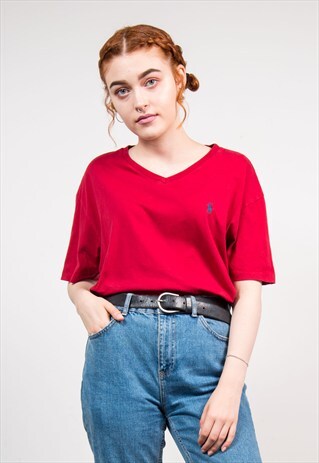 VINTAGE 90'S RED RALPH LAUREN T-SHIRT