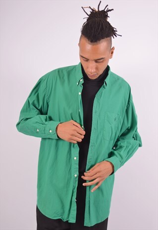 VINTAGE POLO RALPH LAUREN SHIRT GREEN