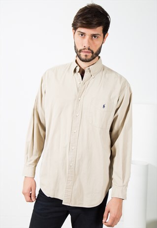 VINTAGE POLO RALPH LAUREN SHIRT / S5473