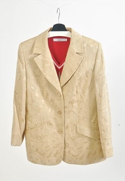 VINTAGE 90S blazer jacket in gold