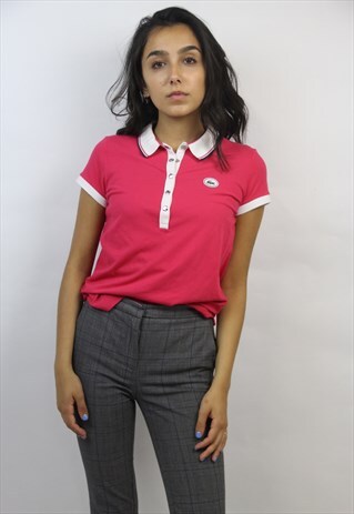 VINTAGE LACOSTE BUTTON-UP POLO SHIRT