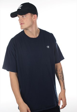 VINTAGE CHAMPION USA SMALL LOGO T SHIRT TEE