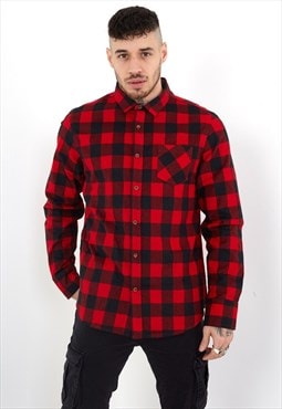 justyouroutfit Red Red Check Flannel Shirt