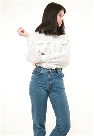 MAX MARA LINEN CLASSIC WHITE OVERSIZED RELAXED FIT 237