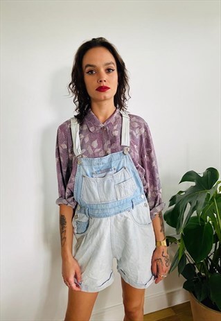 VINTAGE COMBINATION DENIM DUNGAREES
