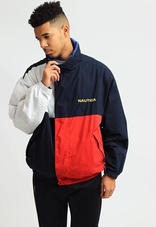 VINTAGE NAUTICA REVERSIBLE DEMI-SEASON JACKET