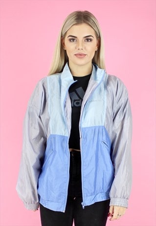 90S PASTEL ADIDAS SHELL BOMBER JACKET
