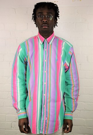 VINTAGE 90'S RALPH LAUREN STRIPED SHIRT