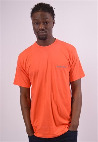 VINTAGE SERGIO TACCHINI T-SHIRT TOP ORANGE