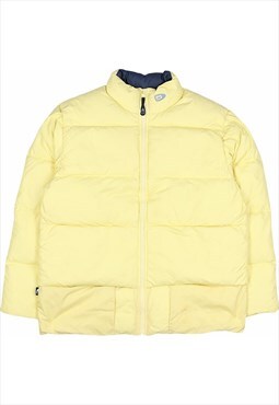 Nike 90's Zip Up Puffer Jacket Medium Yellow