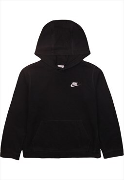 Vintage 90's Nike Hoodie Swoosh Pullover Black Large