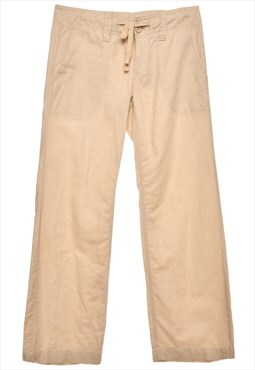 Vintage Gap High Waist Beige Classic Trousers - W32