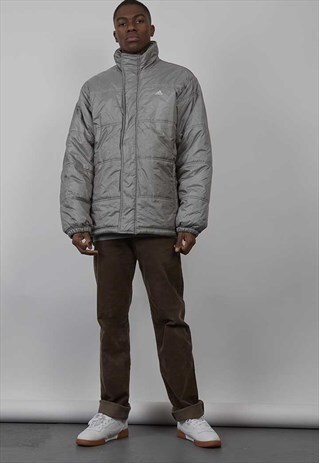 VINTAGE 90'S ADIDAS SAGE GREEN PUFFER JACKET