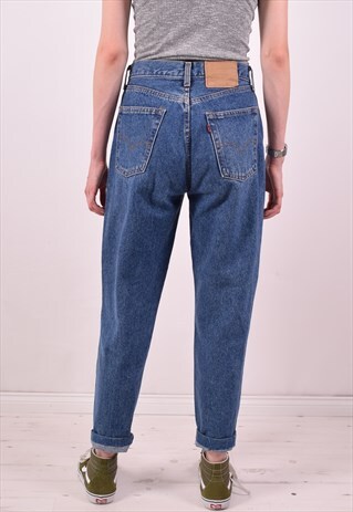 LEVI'S WOMENS VINTAGE JEANS W30 L29 BLUE 90S