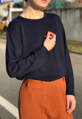 MERINO WOOL BLEUMARINE SWEATER