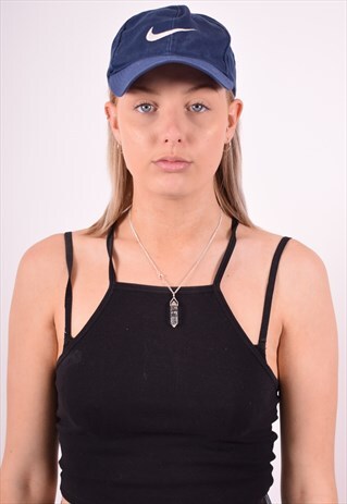 NIKE WOMENS VINTAGE CAP ONE SIZE BLUE 90S