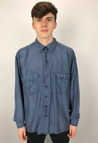90S VINTAGE SILK FESTIVAL SHIRT