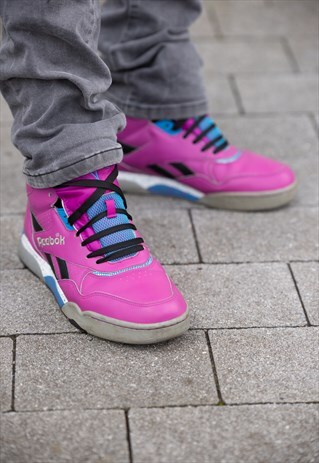 reebok high tops 90s rosa