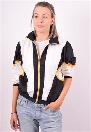NIKE WOMENS VINTAGE TRACKSUIT TOP JACKET MEDIUM MULTI 90'S