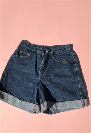 90s high waisted denim shorts