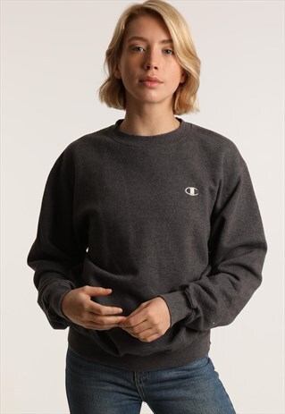VINTAGE CHAMPION EMBROIDERED LOGO SWEATSHIRT