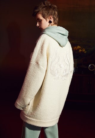 WHITE WINTER COAT, WOMEN'S