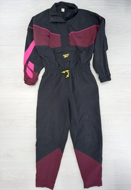 Y2K Reebok All In One Jumpsuit Black Multi