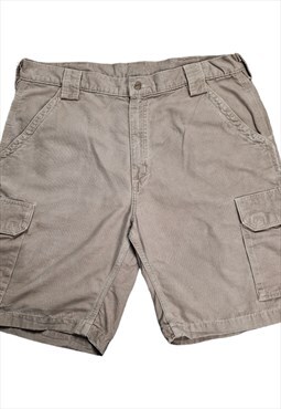 Men's Carhartt Cargo Shorts in Brown Size W38