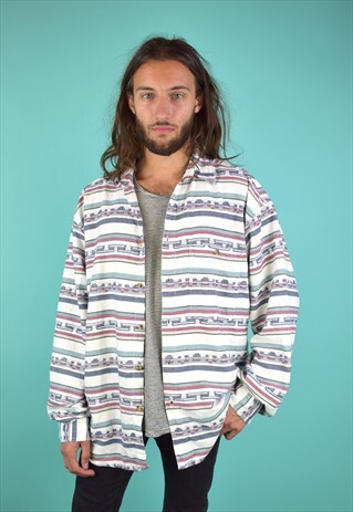 VINTAGE 90'S STRIPED SHIRT
