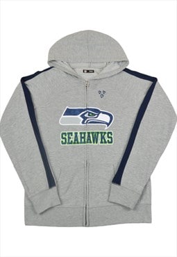 NFL Seattle Seahawks Hoodie Sweatshirt Grey Ladies Medium