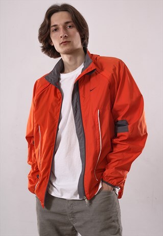 90'S VINTAGE MENS NIKE WINDBREAKER RUNNING TRACK SUIT JACKET